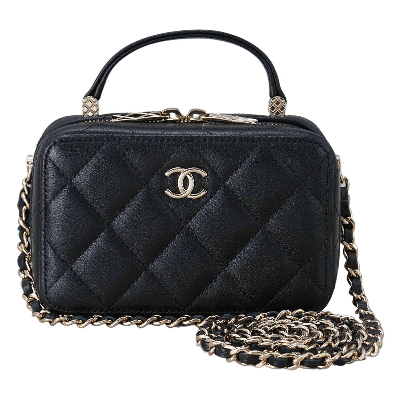 CHANEL(USED)샤넬 AP2634 베니티 코스메틱 직사각 체인백