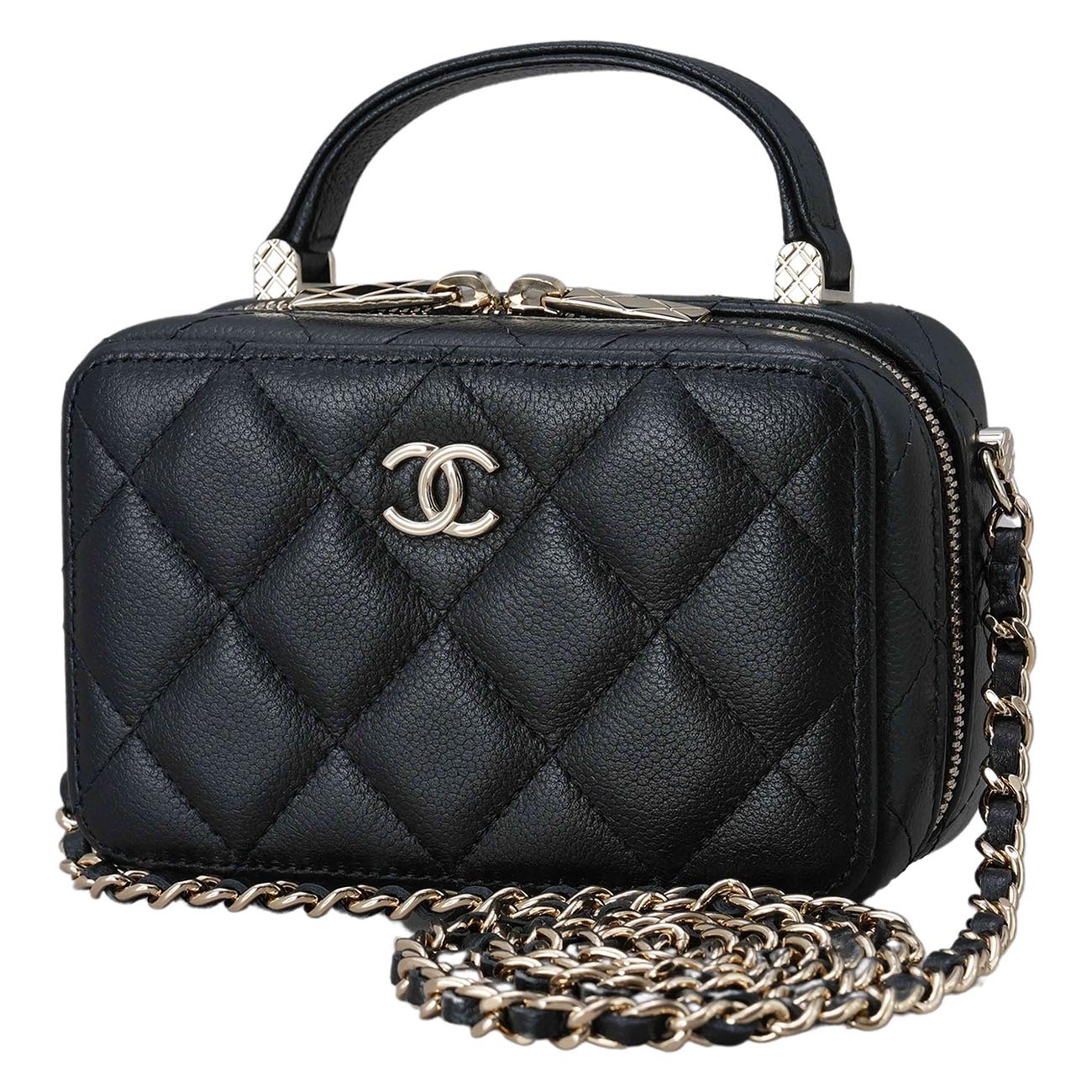 CHANEL(USED)샤넬 AP2634 베니티 코스메틱 직사각 체인백