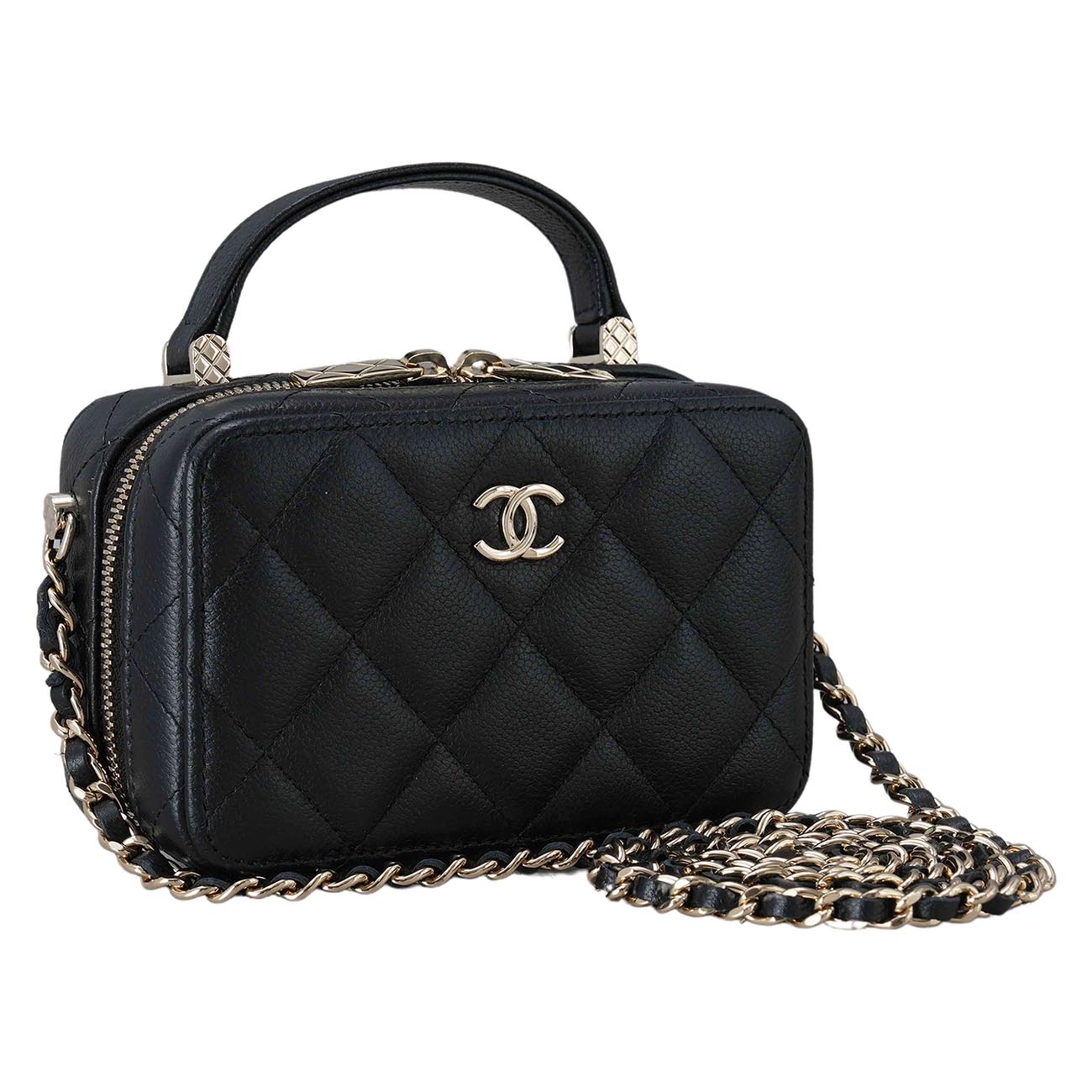 CHANEL(USED)샤넬 AP2634 베니티 코스메틱 직사각 체인백
