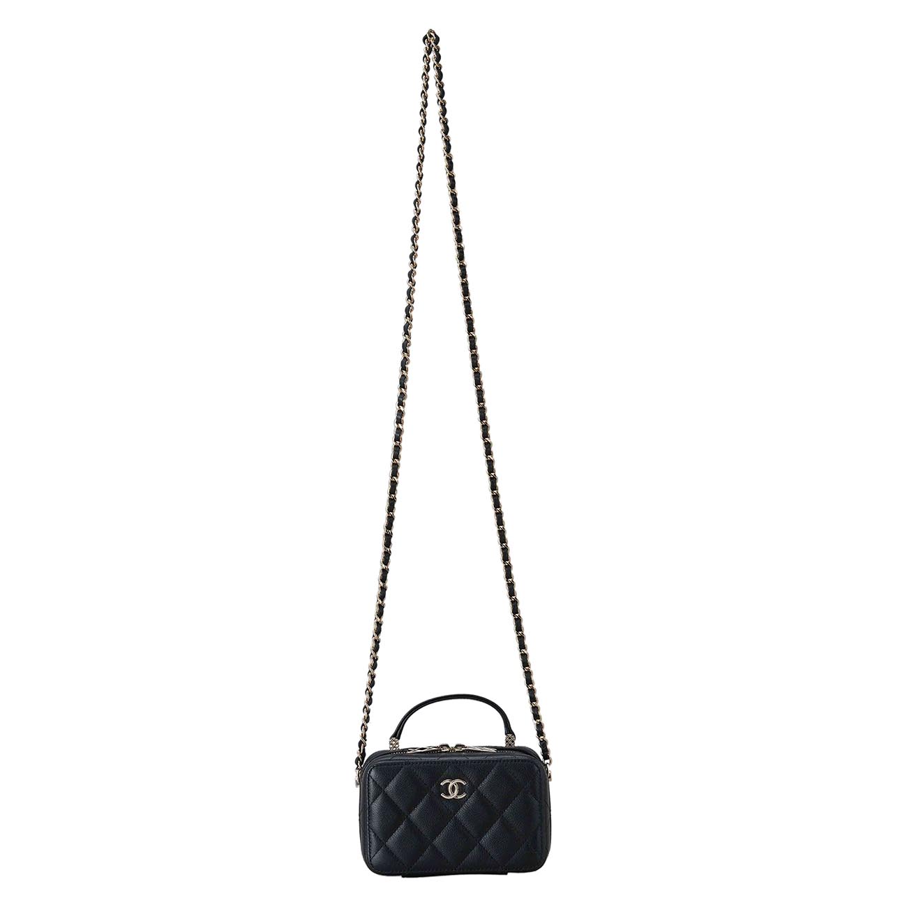 CHANEL(USED)샤넬 AP2634 베니티 코스메틱 직사각 체인백