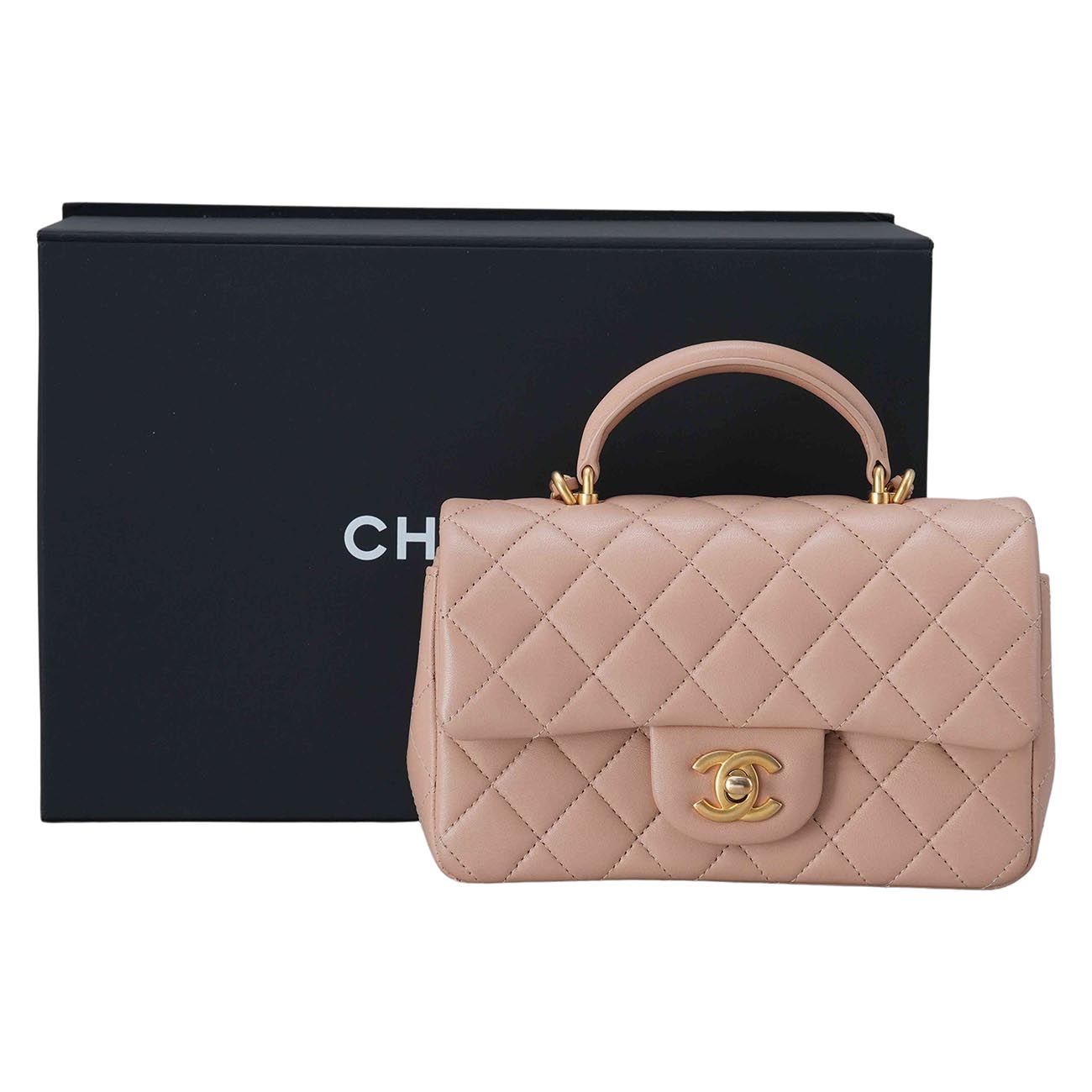 CHANEL(USED)샤넬 클래식 뉴미니 탑핸들