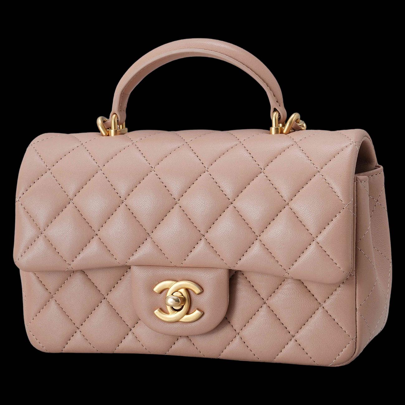 CHANEL(USED)샤넬 클래식 뉴미니 탑핸들