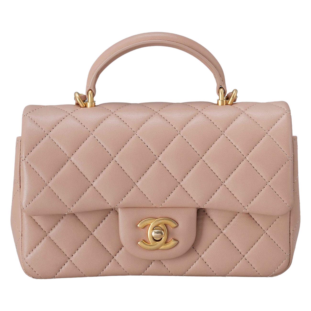 CHANEL(USED)샤넬 클래식 뉴미니 탑핸들
