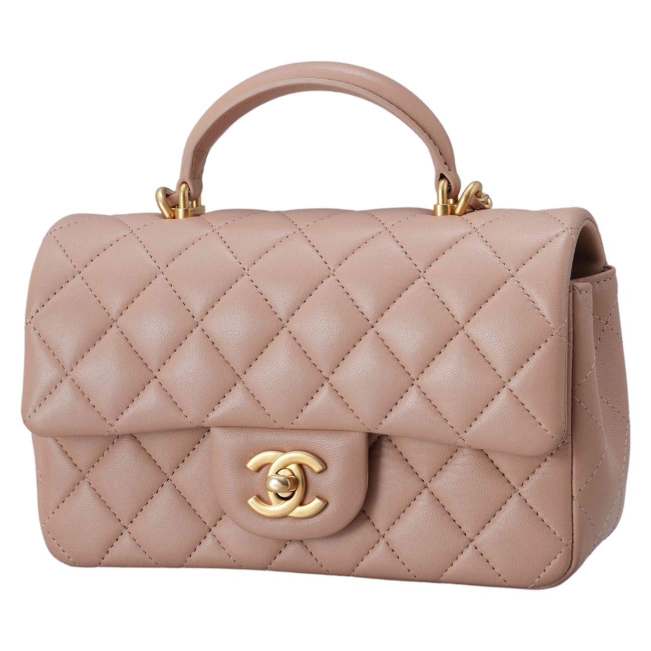 CHANEL(USED)샤넬 클래식 뉴미니 탑핸들