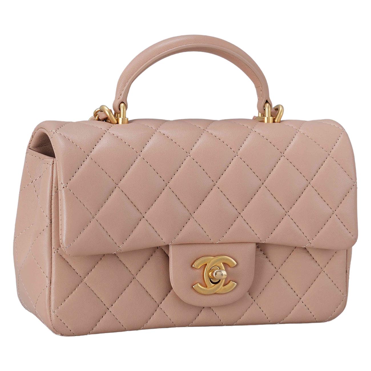 CHANEL(USED)샤넬 클래식 뉴미니 탑핸들