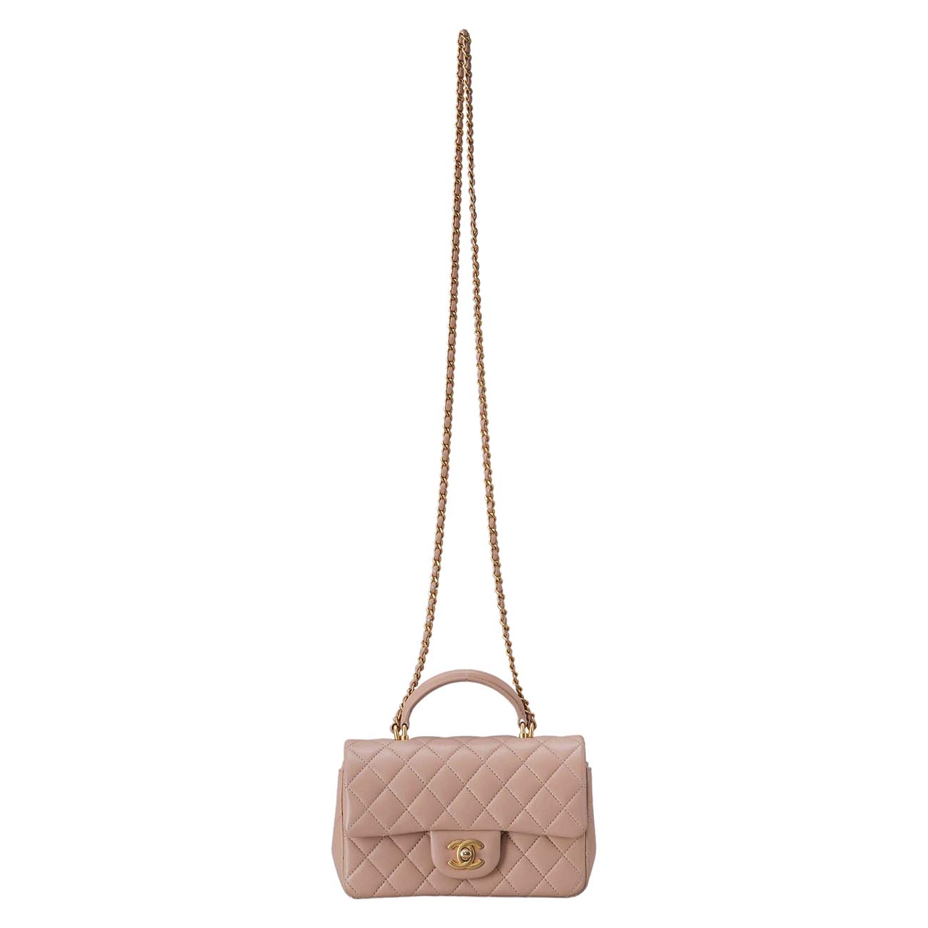 CHANEL(USED)샤넬 클래식 뉴미니 탑핸들
