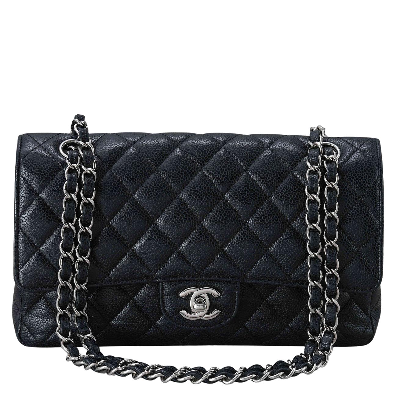 CHANEL(USED)샤넬 캐비어 클래식 미듐 플랩백