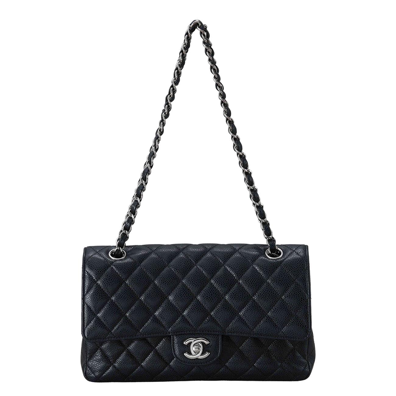 CHANEL(USED)샤넬 캐비어 클래식 미듐 플랩백