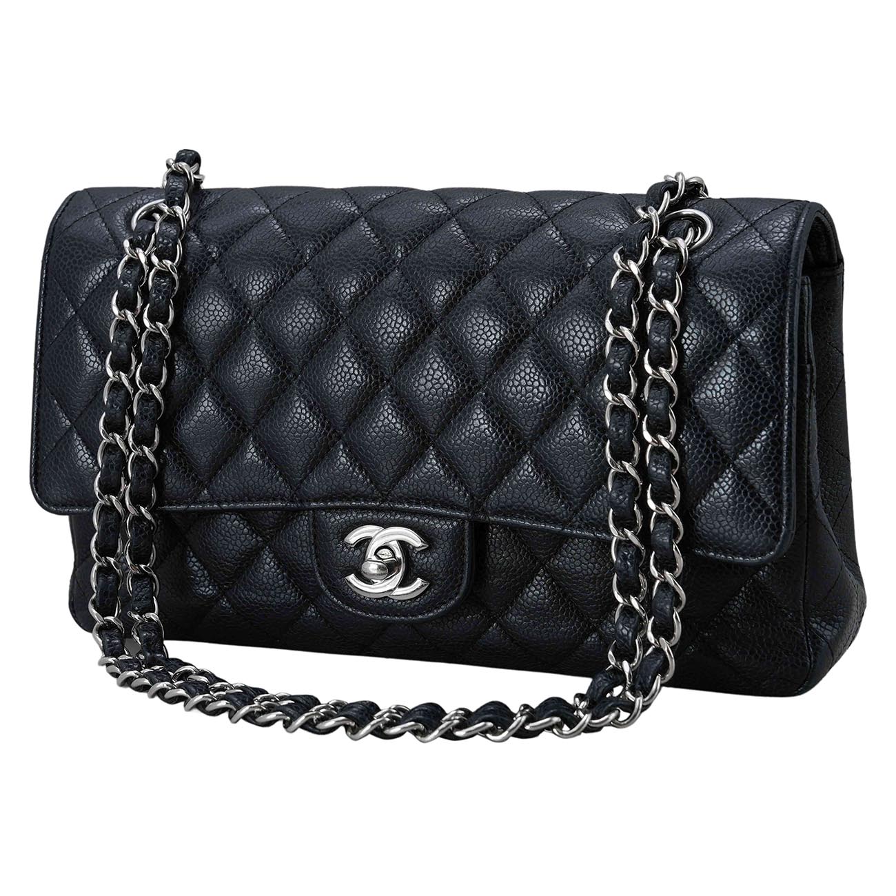 CHANEL(USED)샤넬 캐비어 클래식 미듐 플랩백