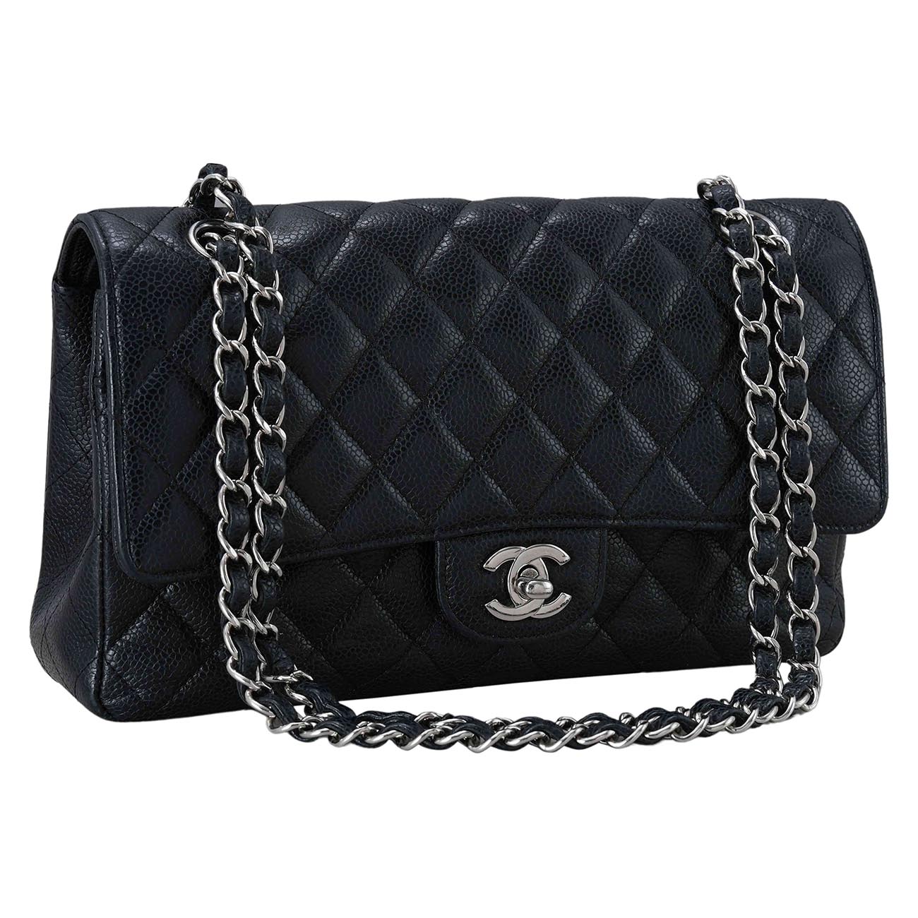 CHANEL(USED)샤넬 캐비어 클래식 미듐 플랩백