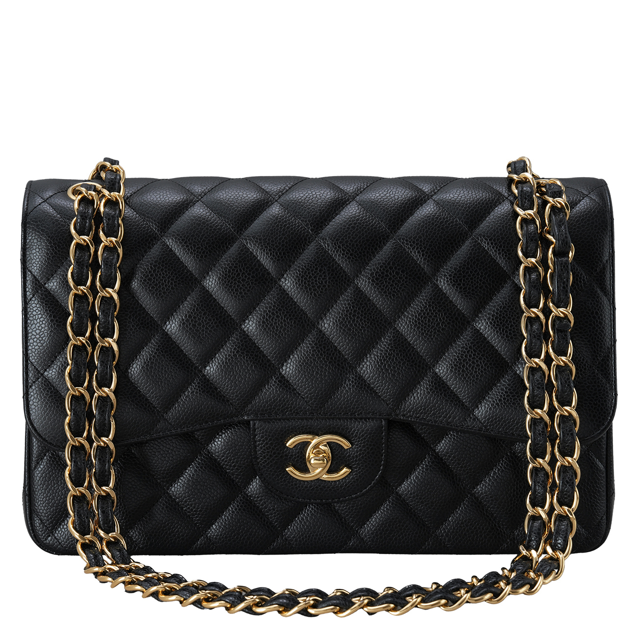 CHANEL(USED)샤넬 캐비어 클래식 라지 플랩백
