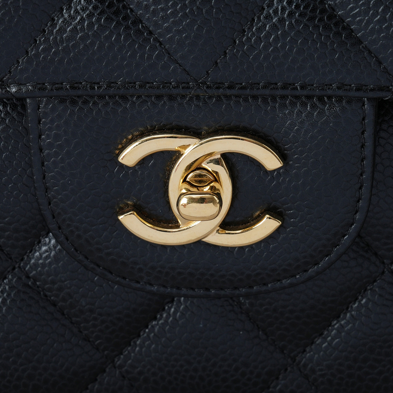 CHANEL(USED)샤넬 캐비어 클래식 라지 플랩백