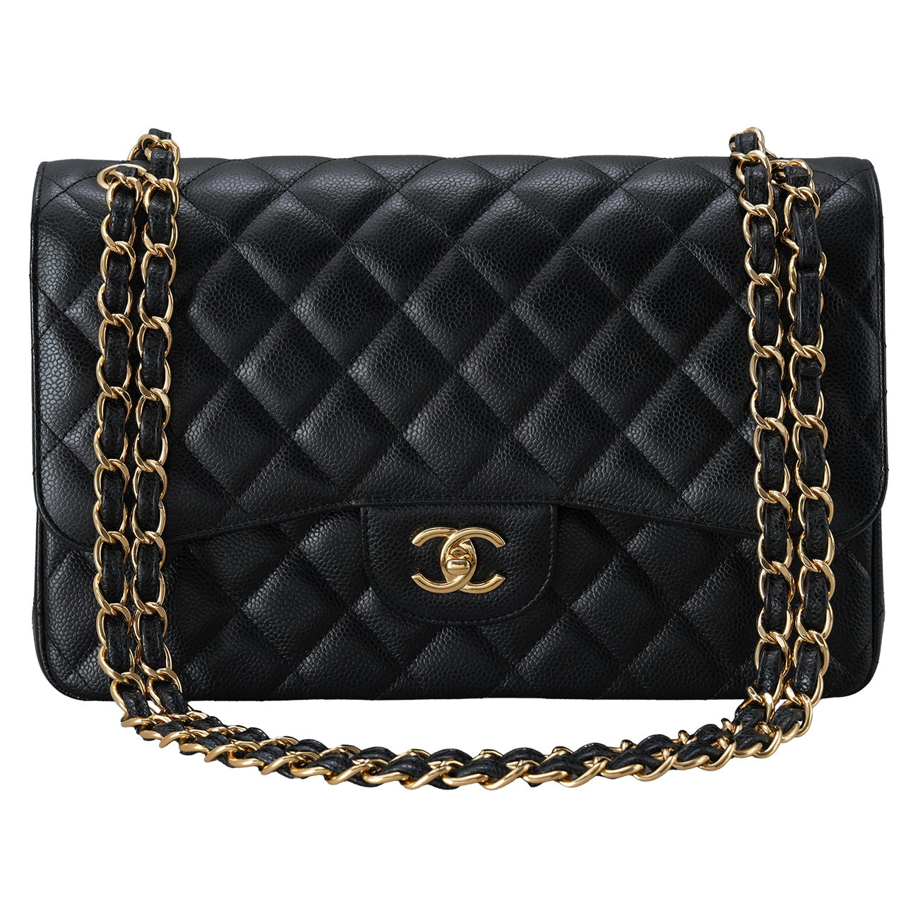 CHANEL(USED)샤넬 캐비어 클래식 라지 플랩백