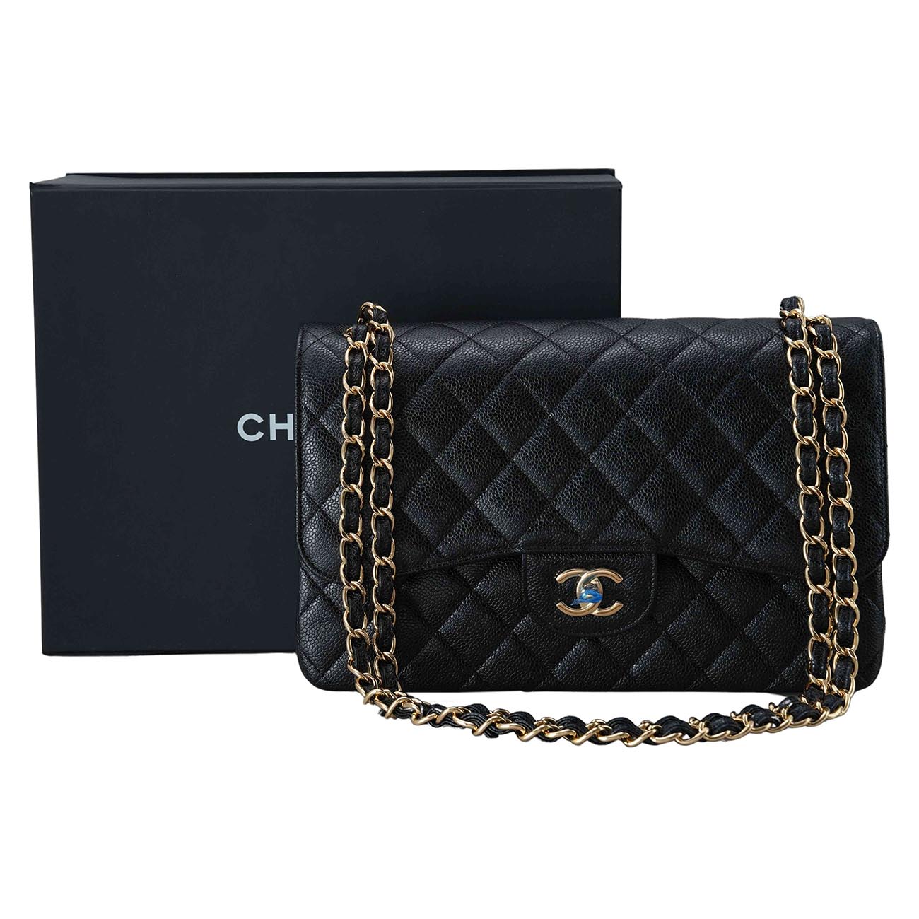 CHANEL(USED)샤넬 캐비어 클래식 라지 플랩백