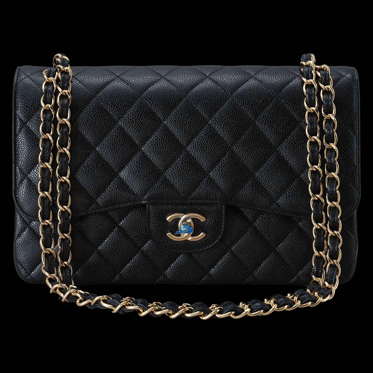 CHANEL(USED)샤넬 캐비어 클래식 라지 플랩백