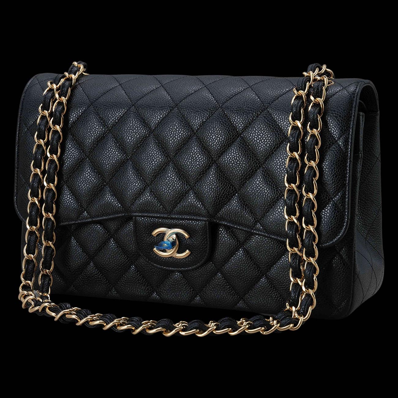 CHANEL(USED)샤넬 캐비어 클래식 라지 플랩백