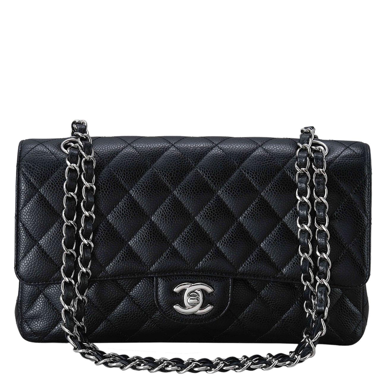 CHANEL(USED)샤넬 캐비어 클래식 미듐 플랩백