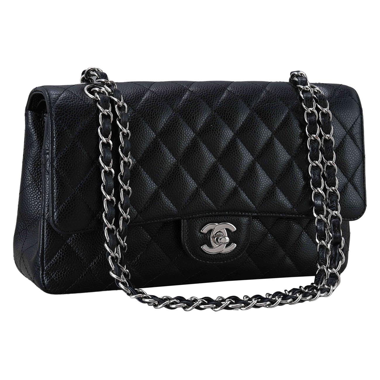 CHANEL(USED)샤넬 캐비어 클래식 미듐 플랩백
