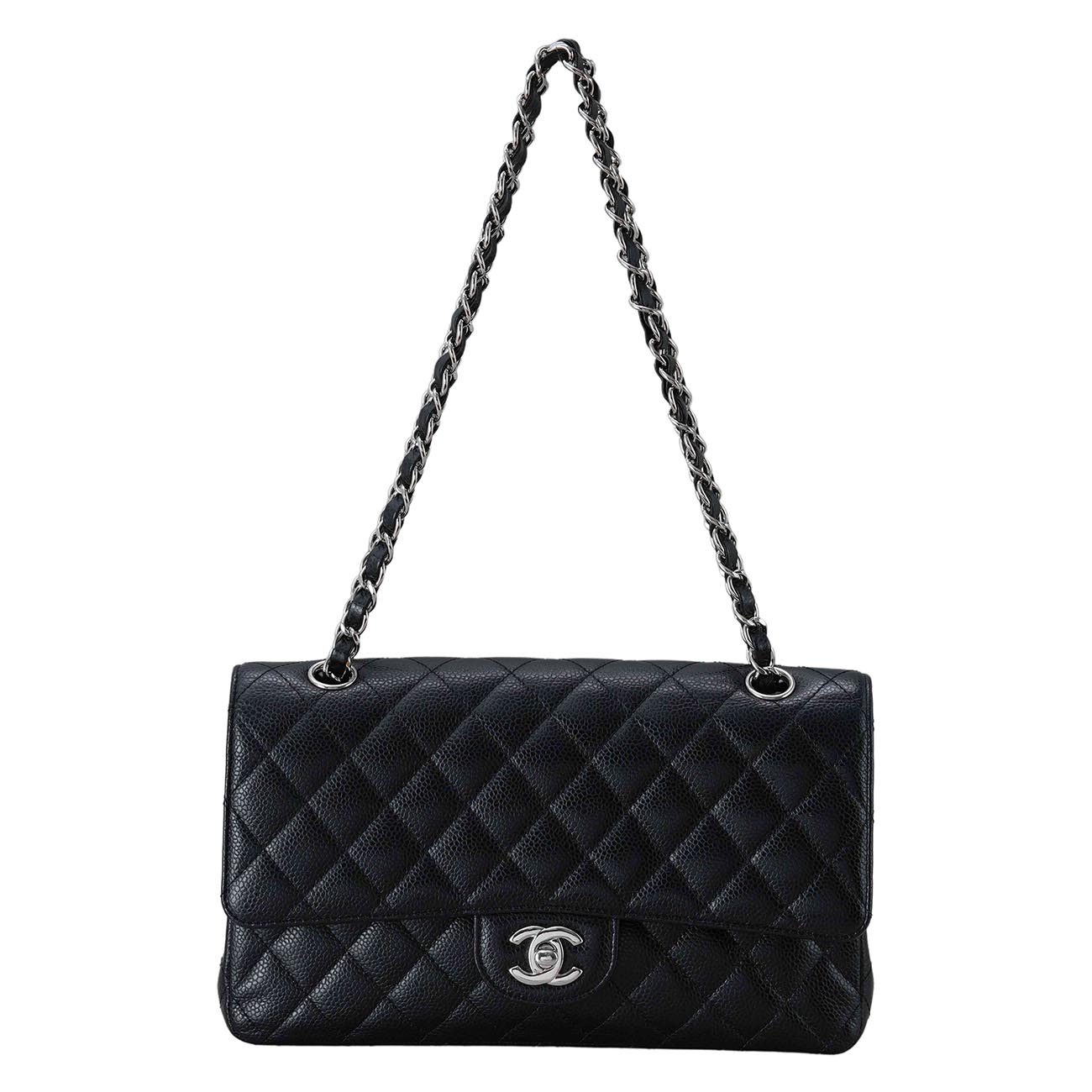 CHANEL(USED)샤넬 캐비어 클래식 미듐 플랩백