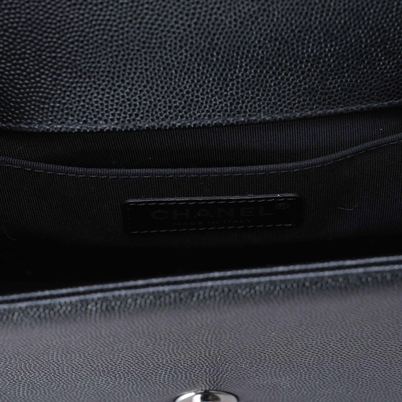 CHANEL(USED)샤넬 보이샤넬 쉐브론 캐비어 스몰