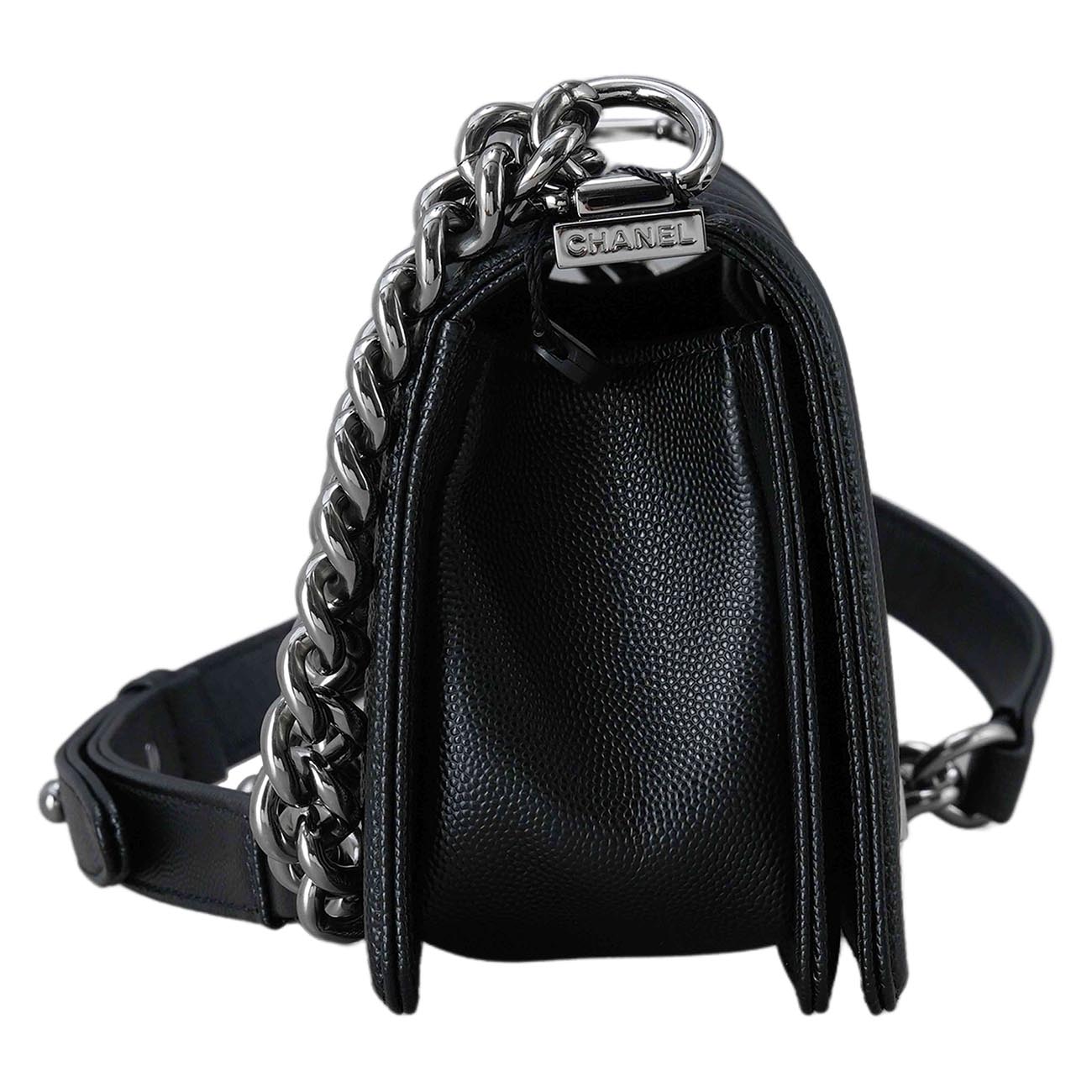 CHANEL(USED)샤넬 보이샤넬 쉐브론 캐비어 스몰