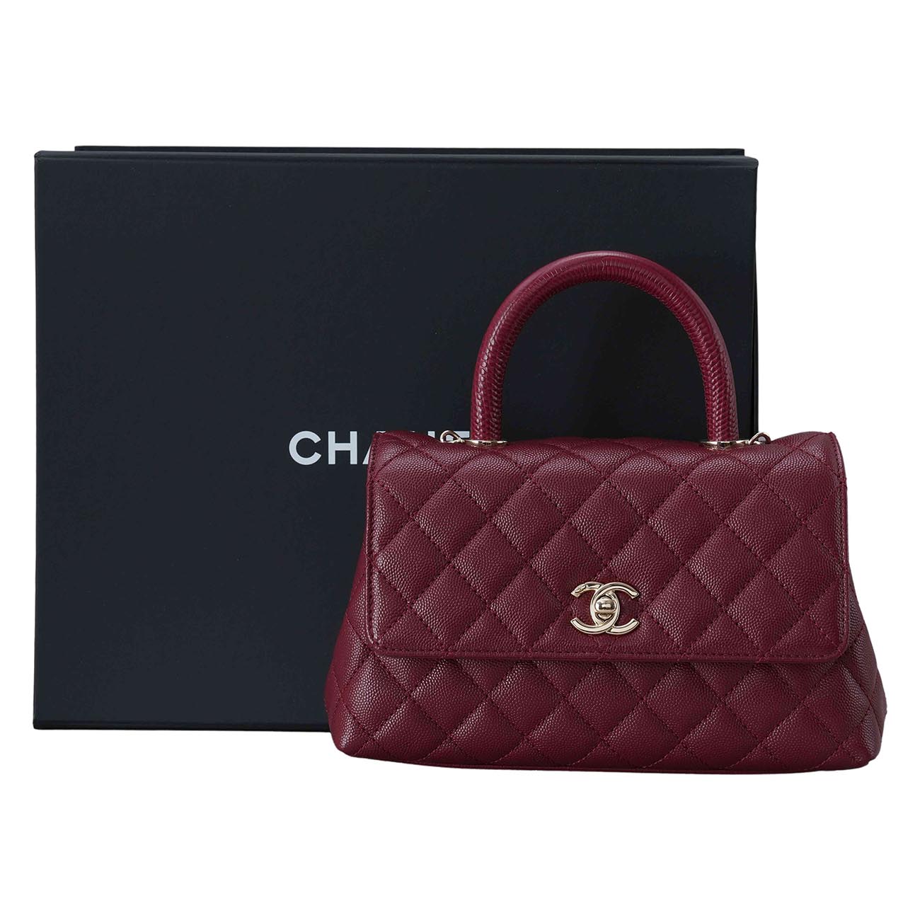 CHANEL(USED)샤넬 캐비어 코코핸들 스몰