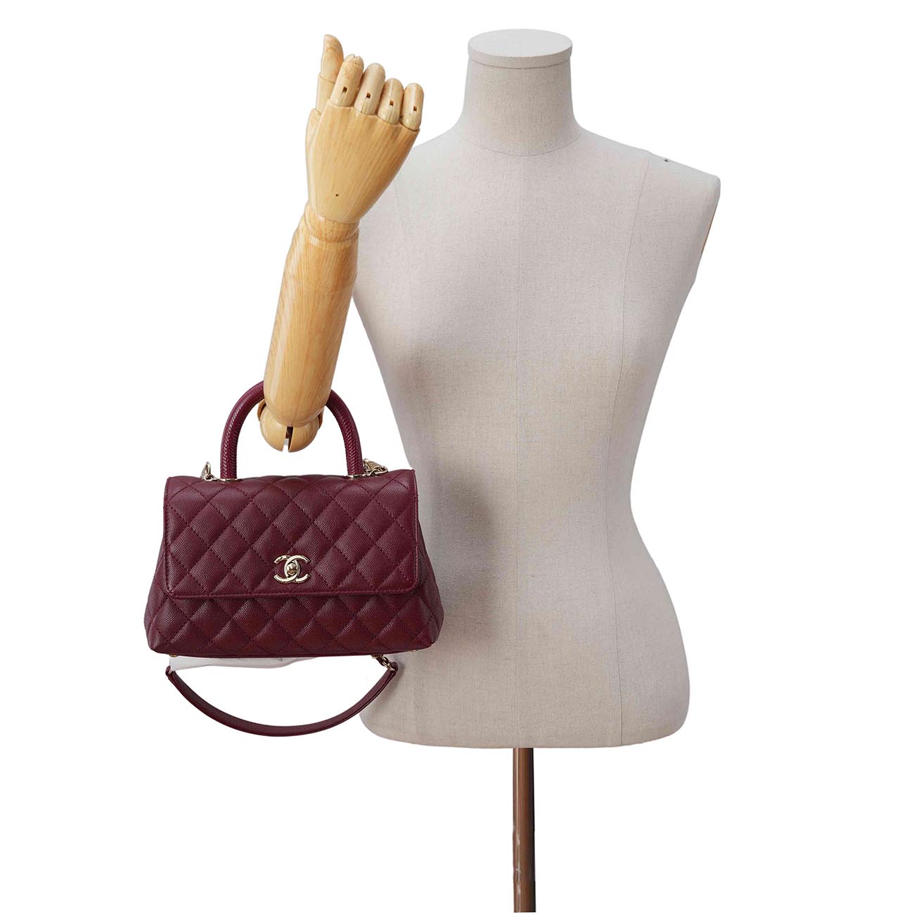 CHANEL(USED)샤넬 캐비어 코코핸들 스몰