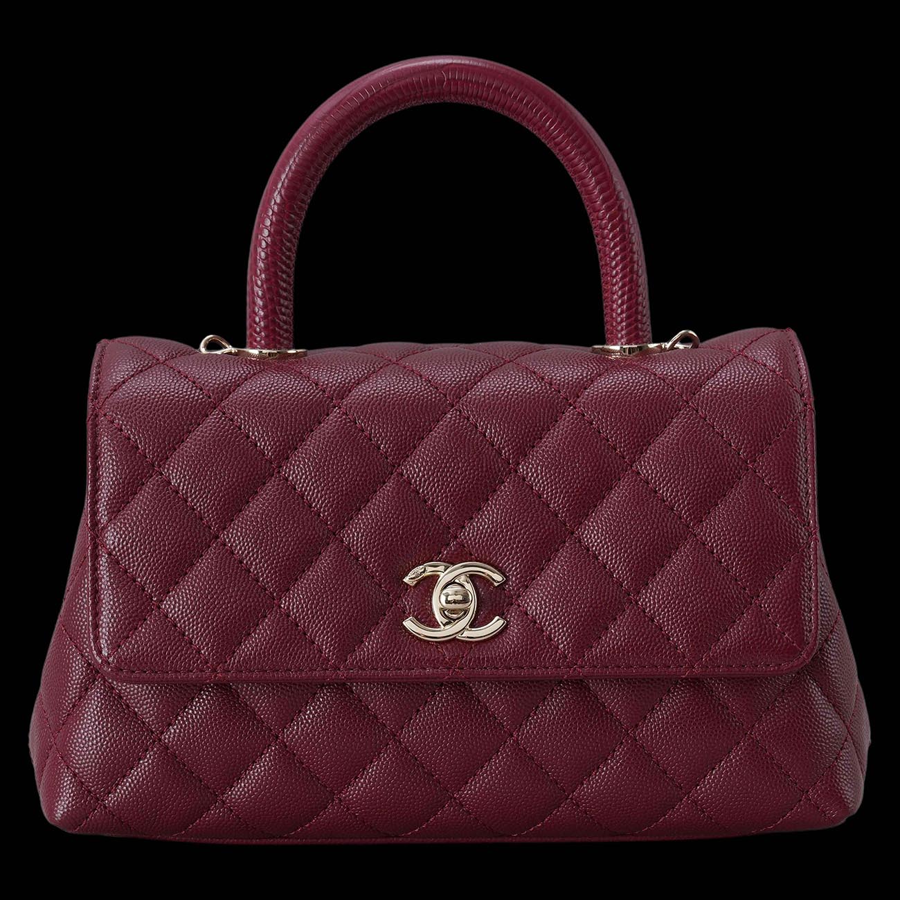 CHANEL(USED)샤넬 캐비어 코코핸들 스몰
