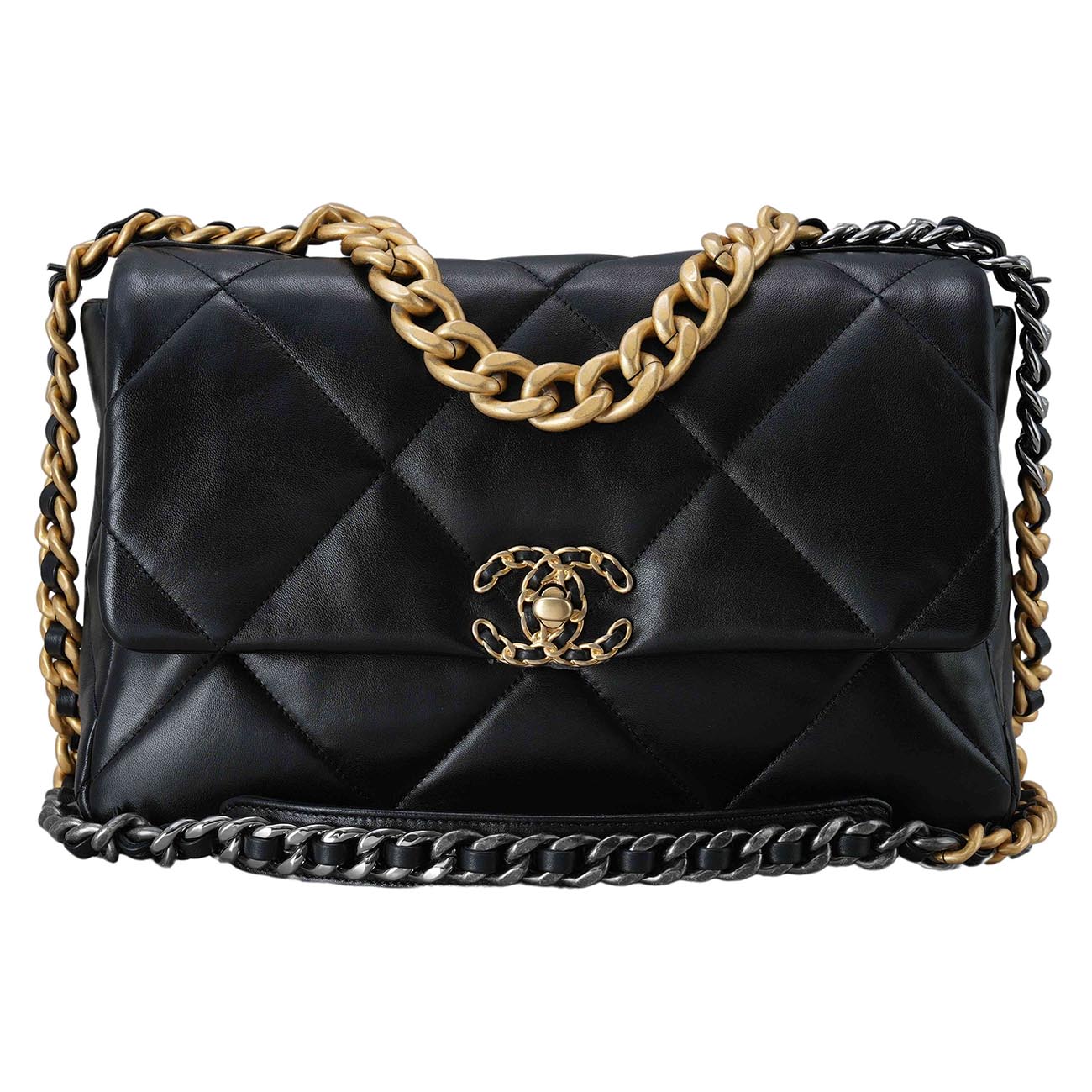 CHANEL(USED)샤넬 램스킨 19백 라지