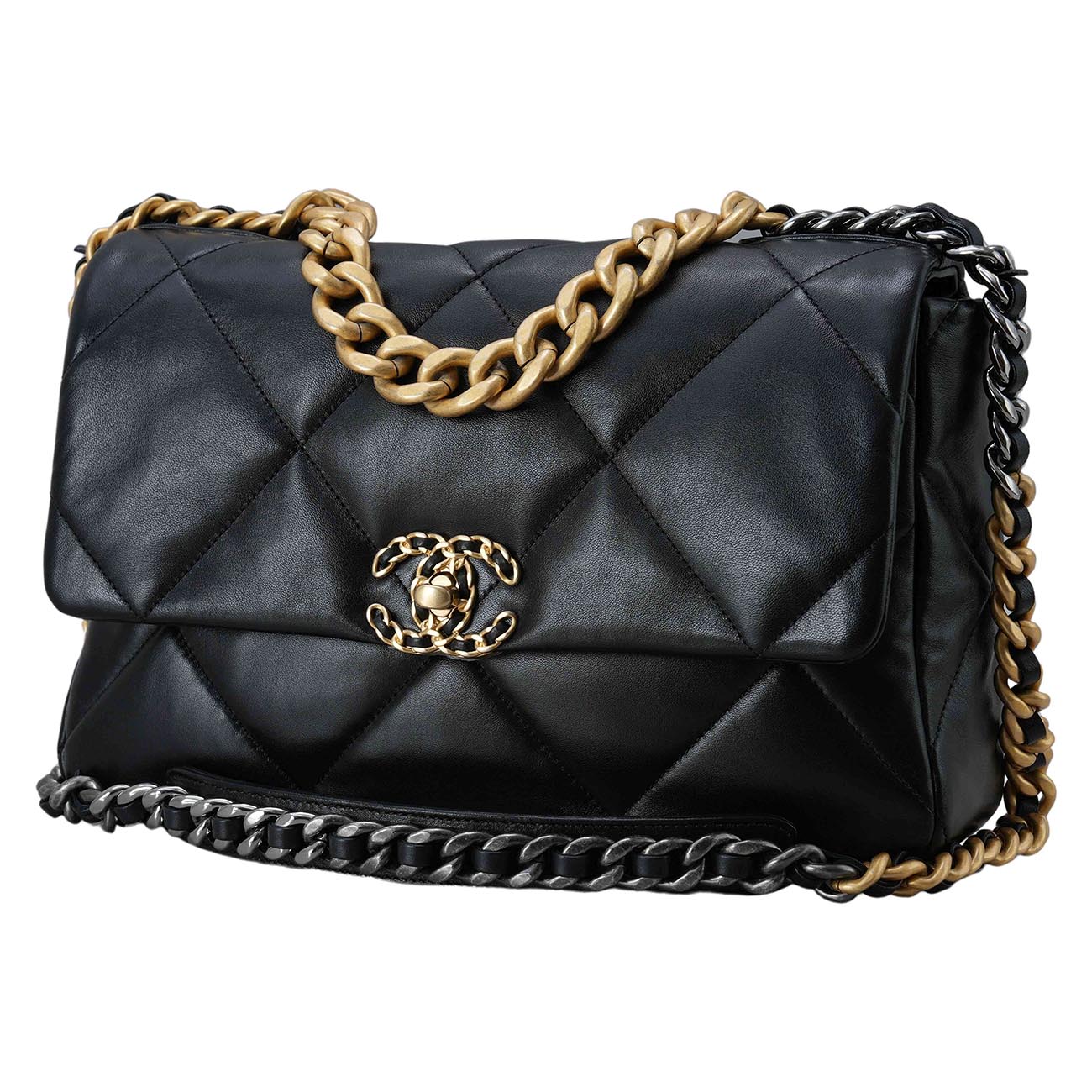 CHANEL(USED)샤넬 램스킨 19백 라지