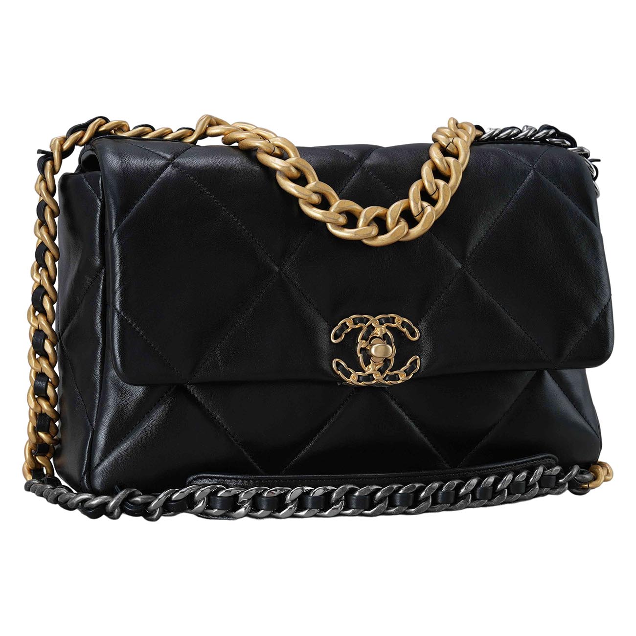 CHANEL(USED)샤넬 램스킨 19백 라지