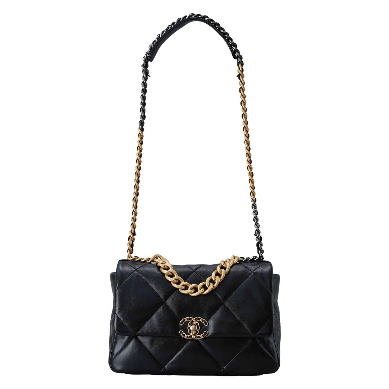 CHANEL(USED)샤넬 램스킨 19백 라지
