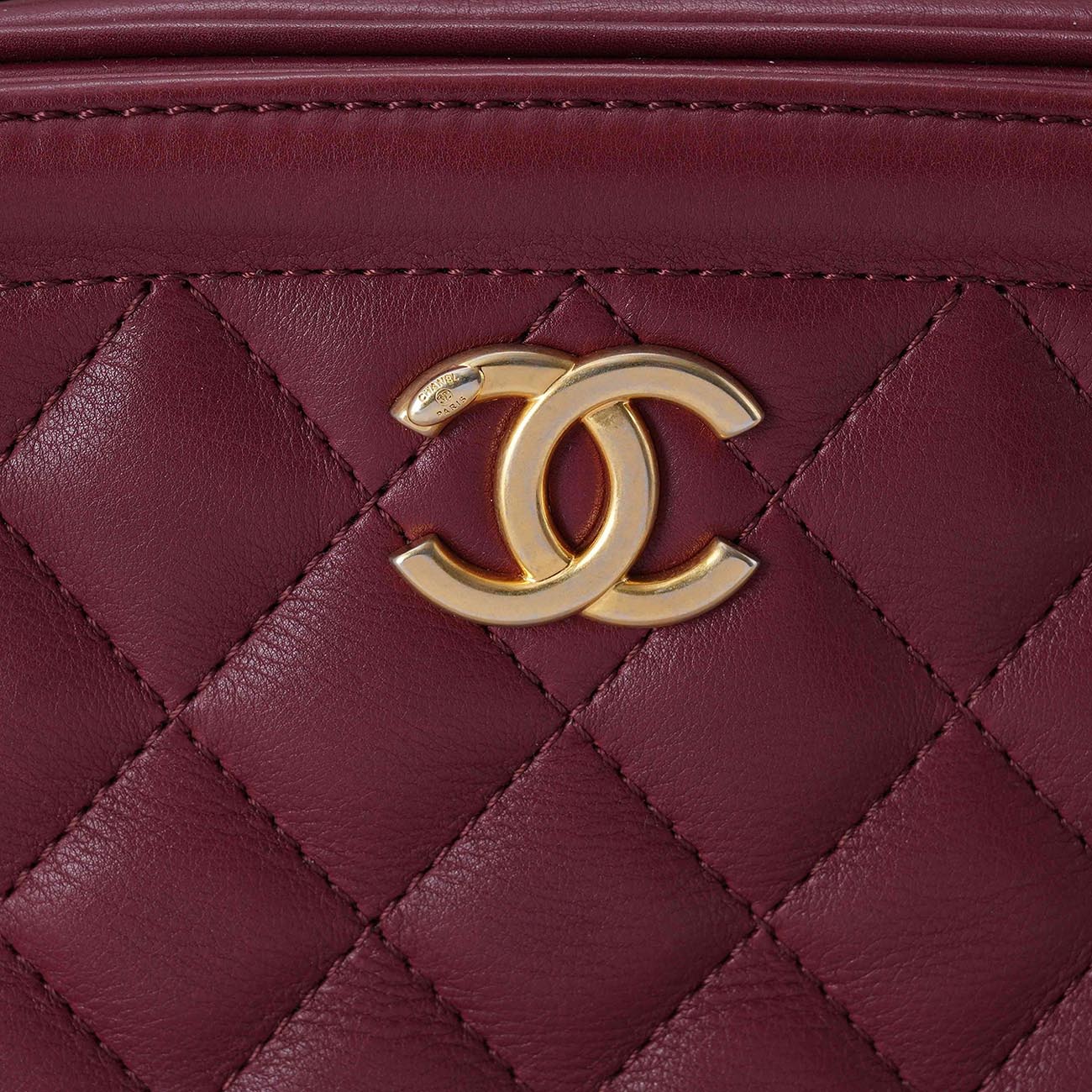 CHANEL(USED)샤넬 코스메틱 탑핸들 백
