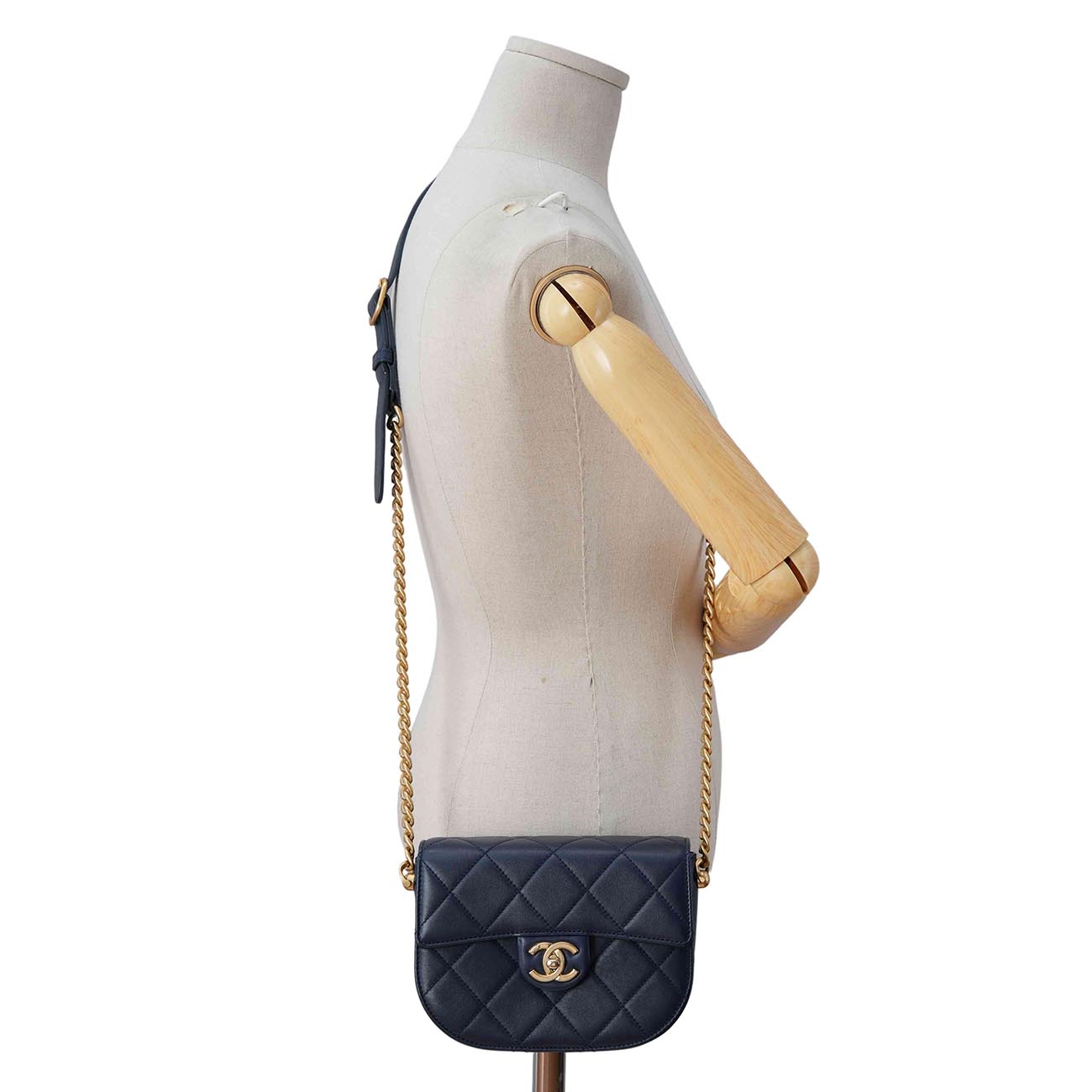 CHANEL(USED)샤넬 시즌 AS2484 미니 메신저백