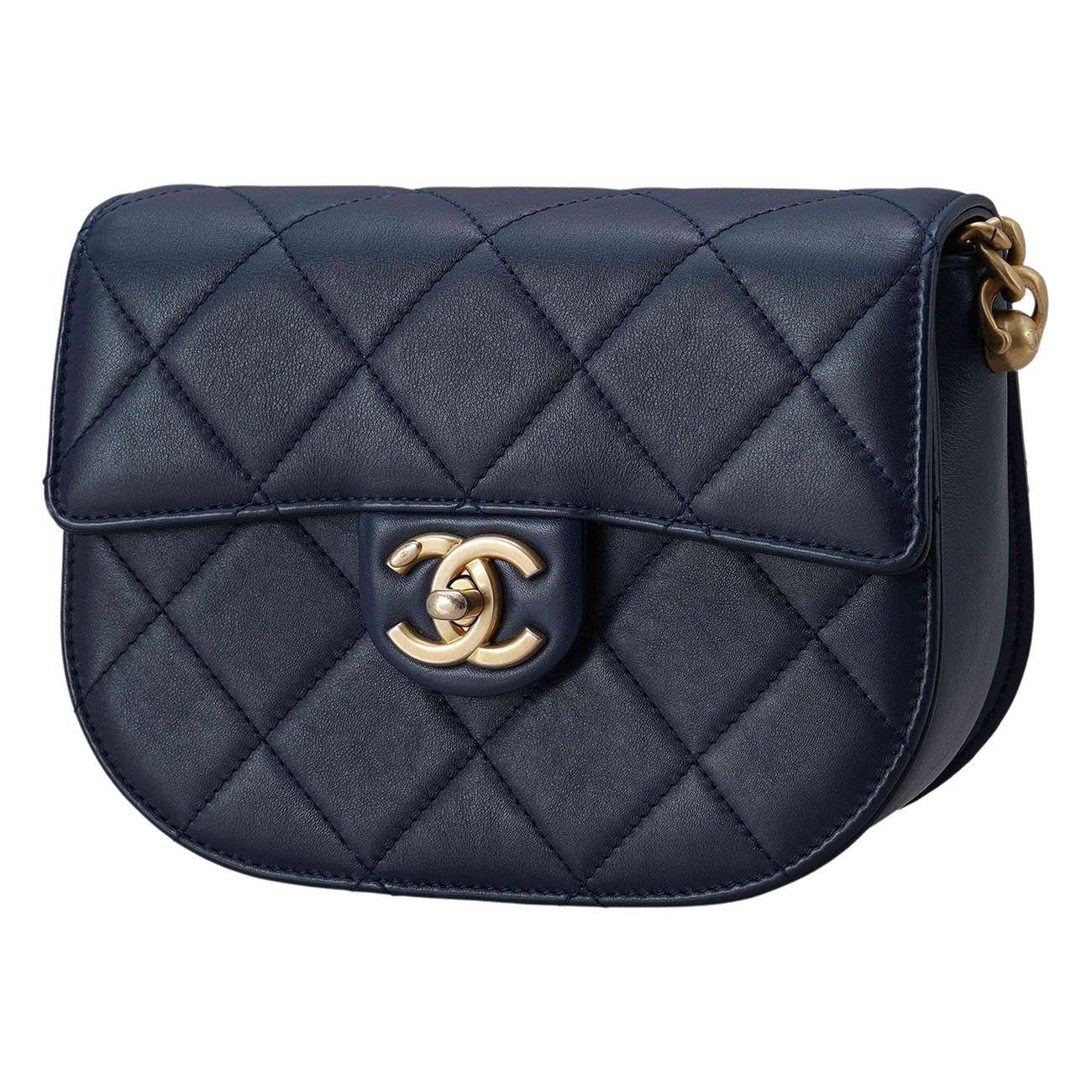 CHANEL(USED)샤넬 시즌 AS2484 미니 메신저백