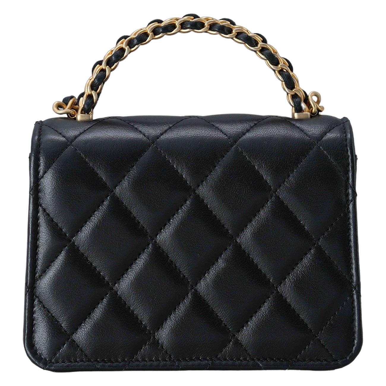 CHANEL(USED)샤넬 AP3010 체인 탑핸들 미니 크로스백 블랙