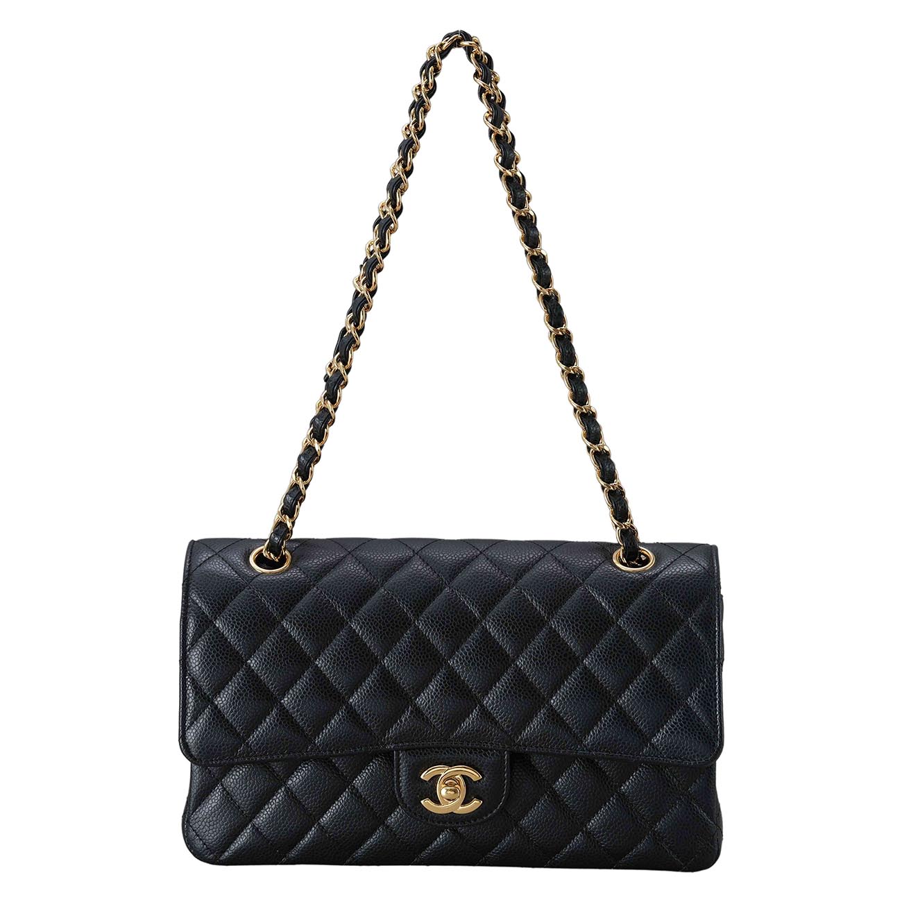 CHANEL(USED)샤넬 캐비어 클래식 미듐 플랩백