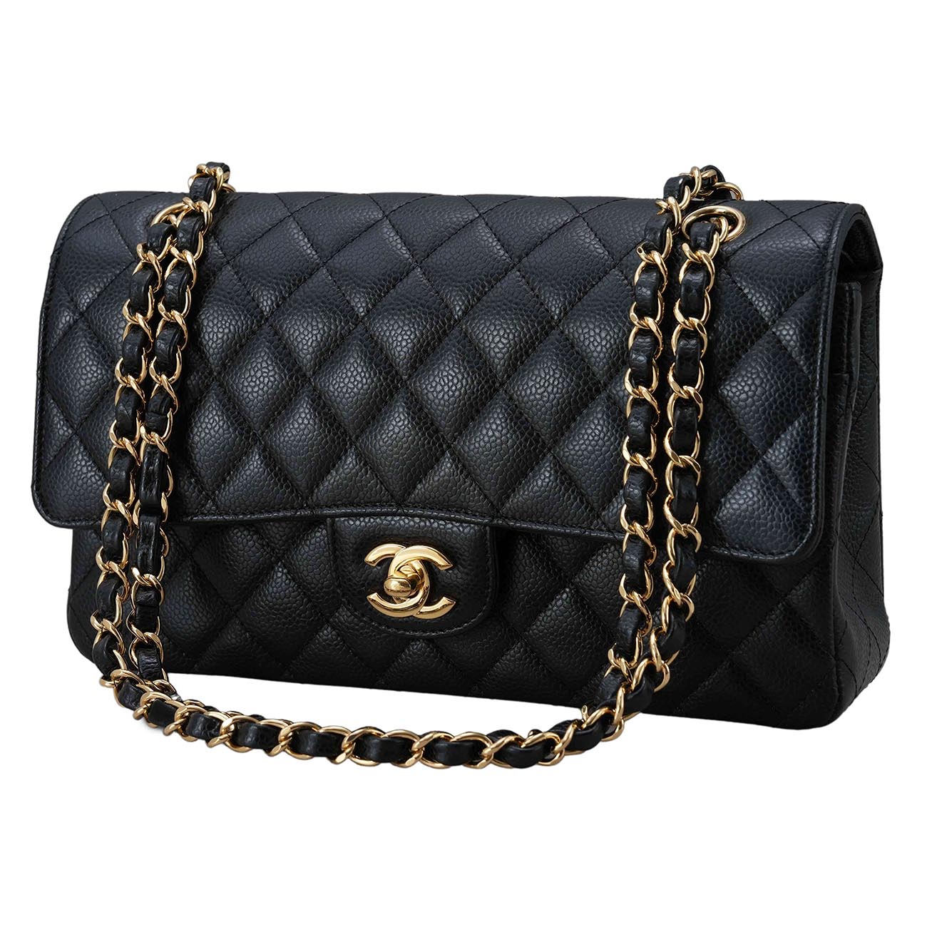CHANEL(USED)샤넬 캐비어 클래식 미듐 플랩백