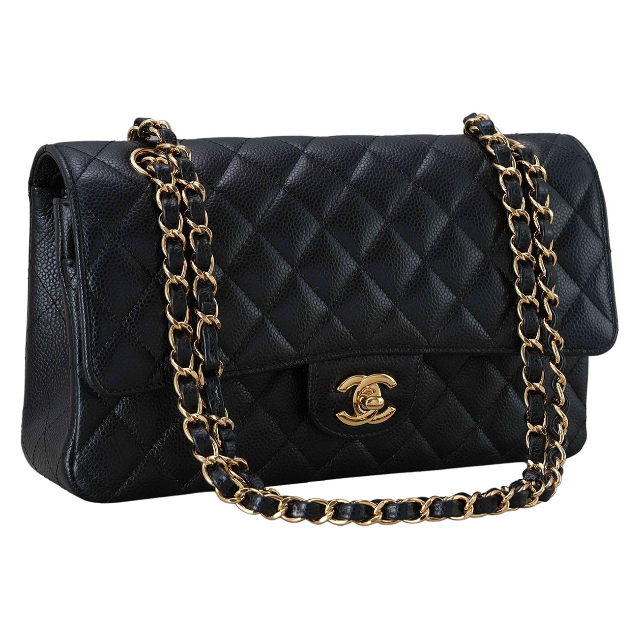CHANEL(USED)샤넬 캐비어 클래식 미듐 플랩백