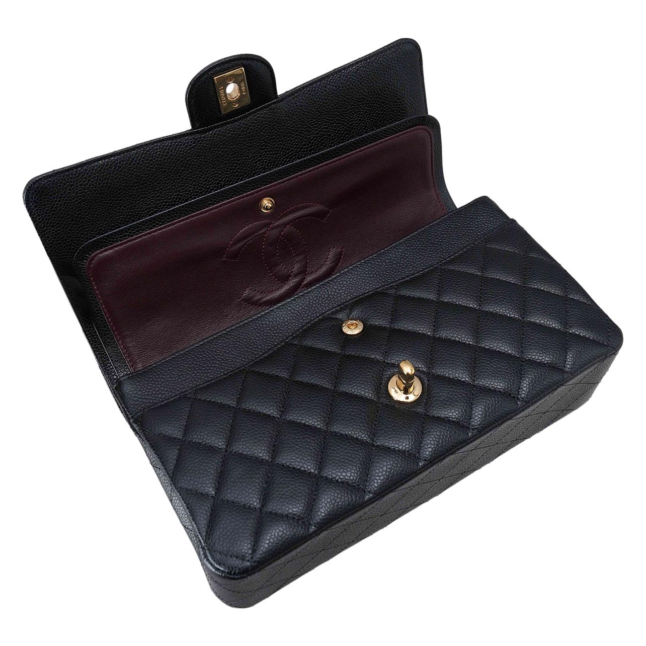 CHANEL(USED)샤넬 캐비어 클래식 미듐 플랩백