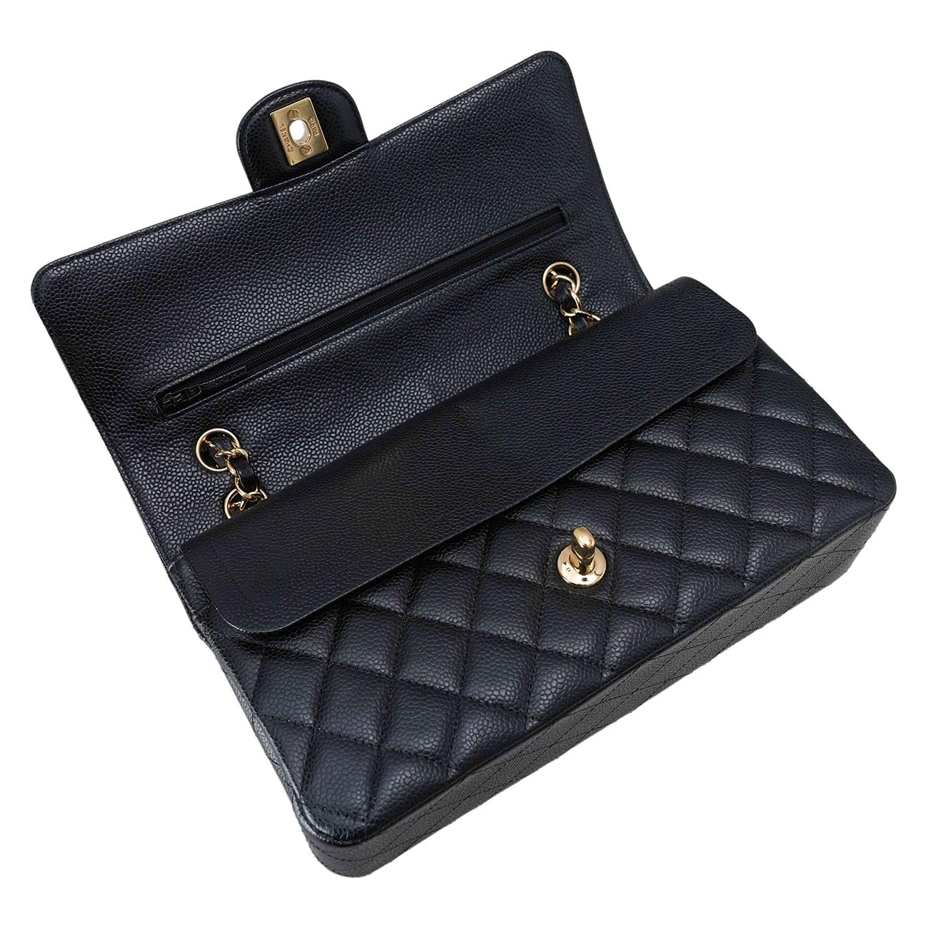 CHANEL(USED)샤넬 캐비어 클래식 미듐 플랩백