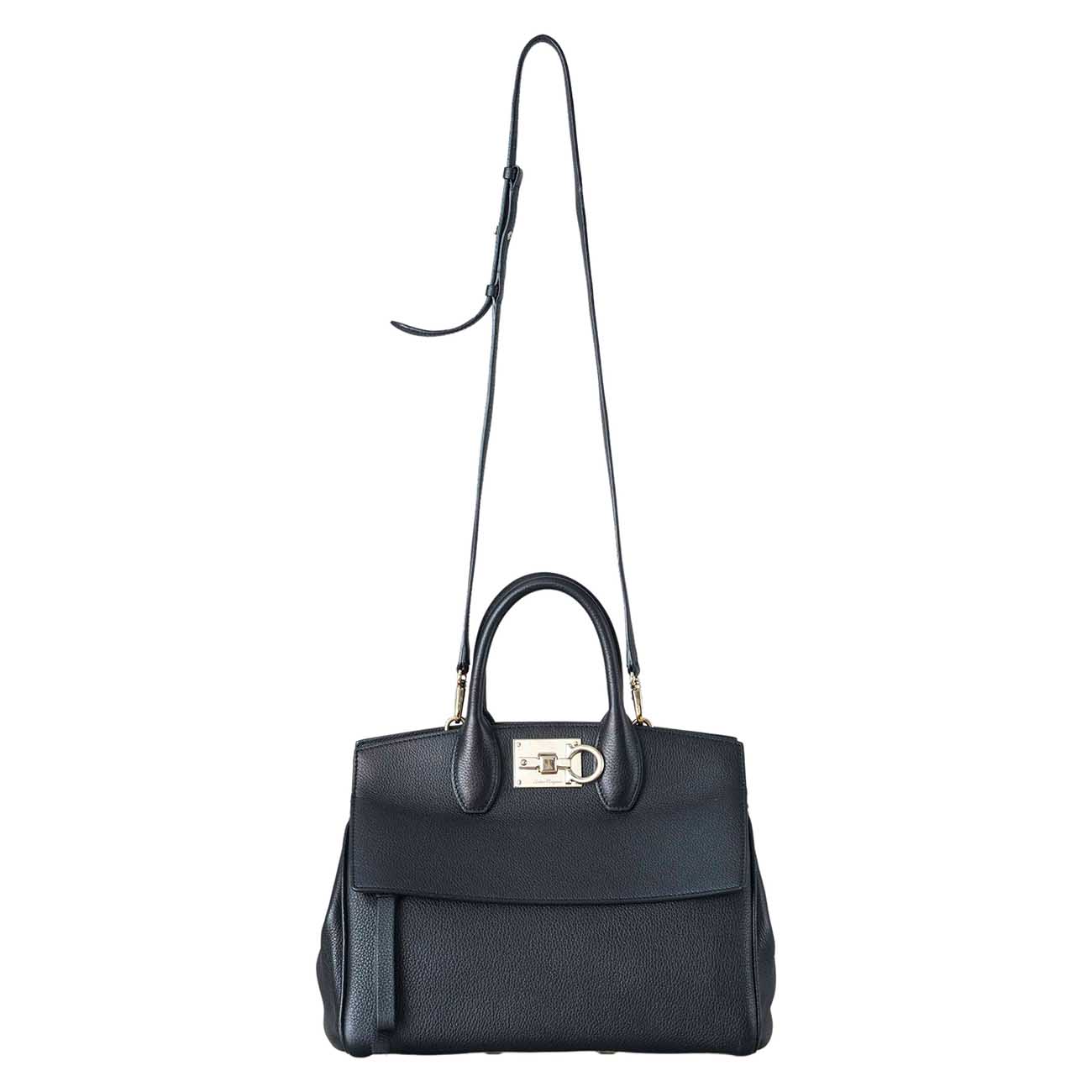 FERRAGAMO(USED)페레가모 간치니 스튜디오백