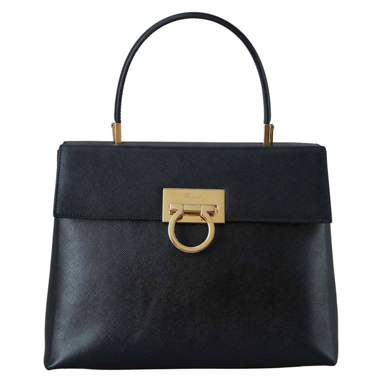 FERRAGAMO(USED)페라가모 21 0290 포트폴리오 토트 겸 숄더백