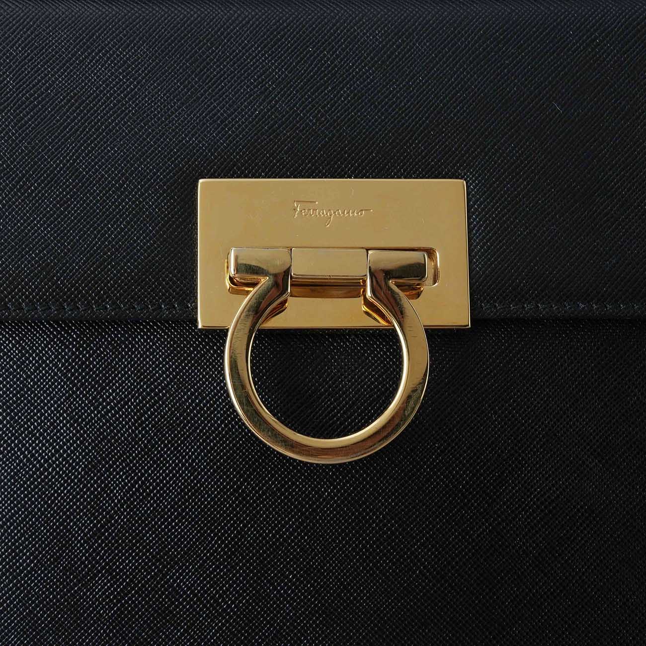 FERRAGAMO(USED)페라가모 21 0290 포트폴리오 토트 겸 숄더백