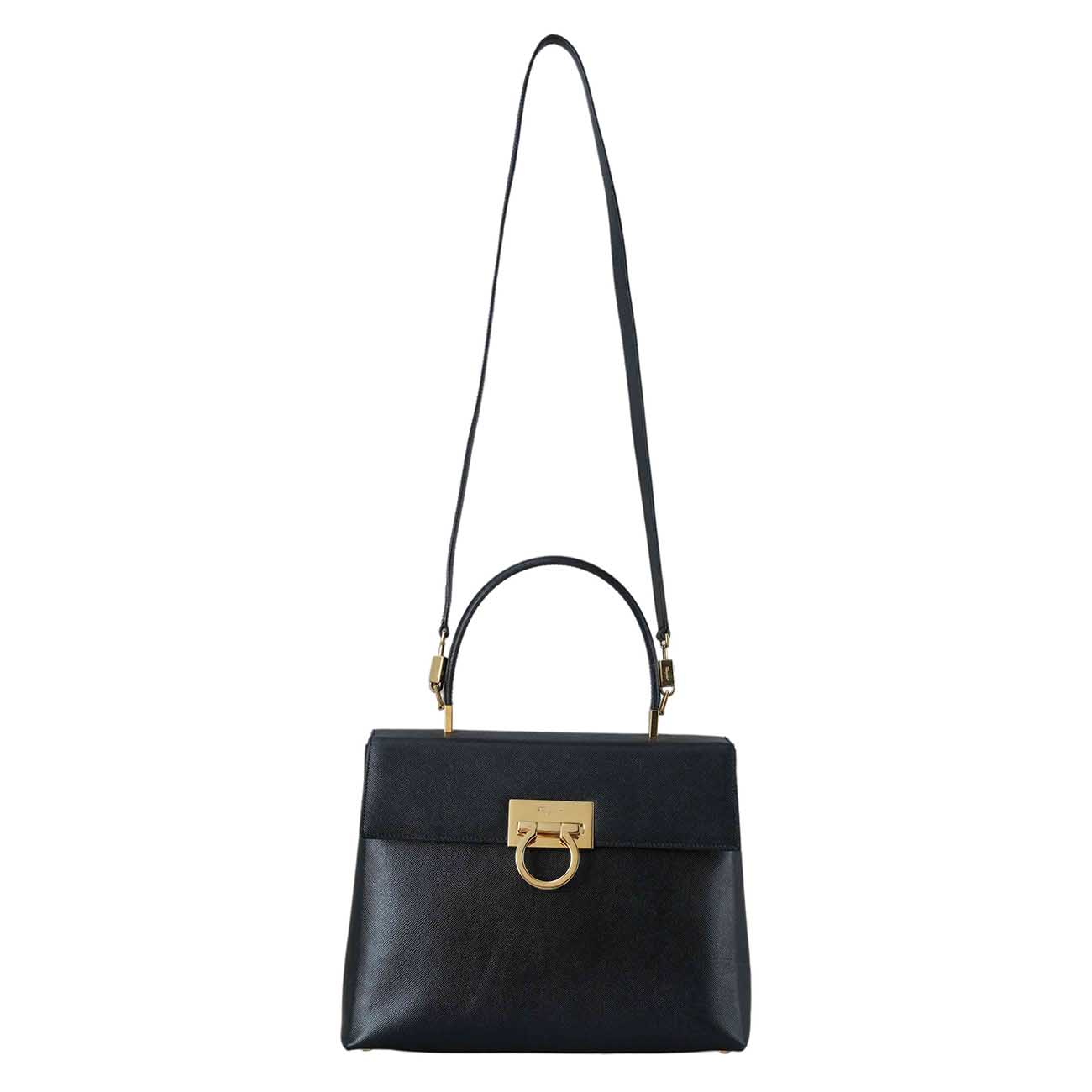 FERRAGAMO(USED)페라가모 21 0290 포트폴리오 토트 겸 숄더백