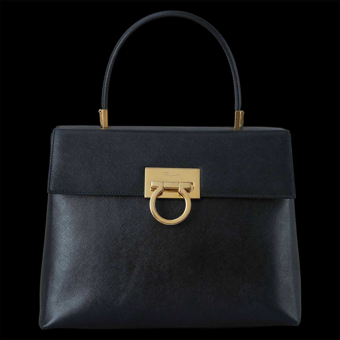 FERRAGAMO(USED)페라가모 21 0290 포트폴리오 토트 겸 숄더백