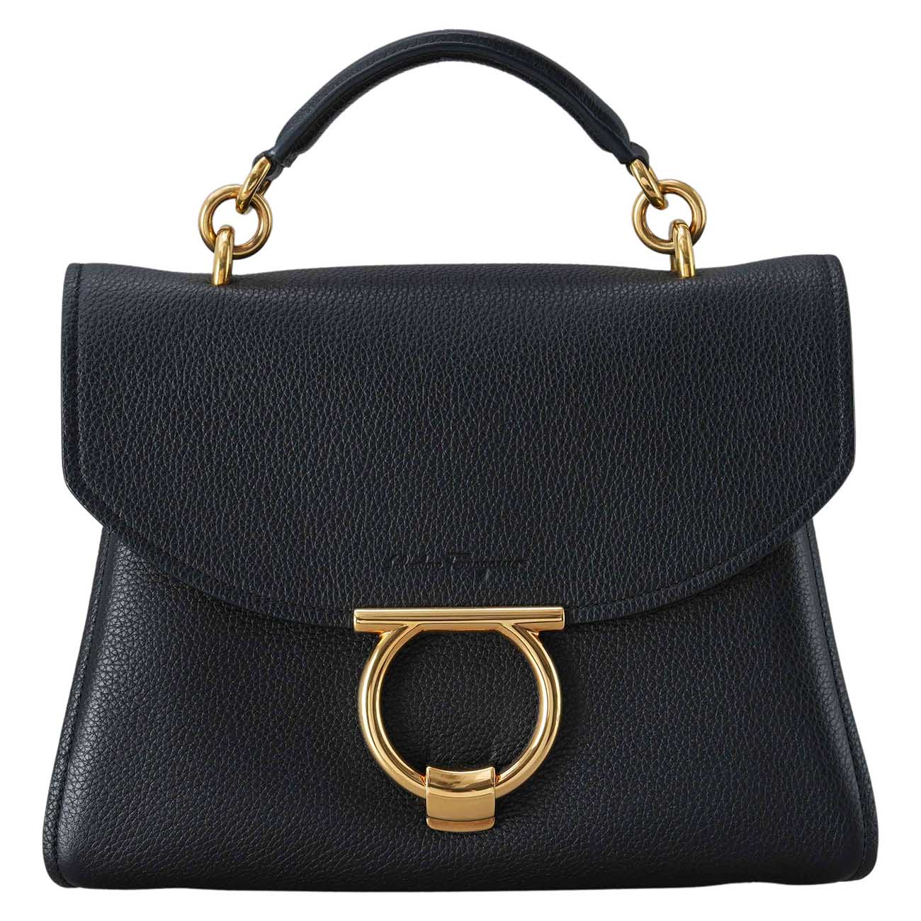 FERRAGAMO(USED)페라가모 21 H493 간치니 마고 탑 핸들 백