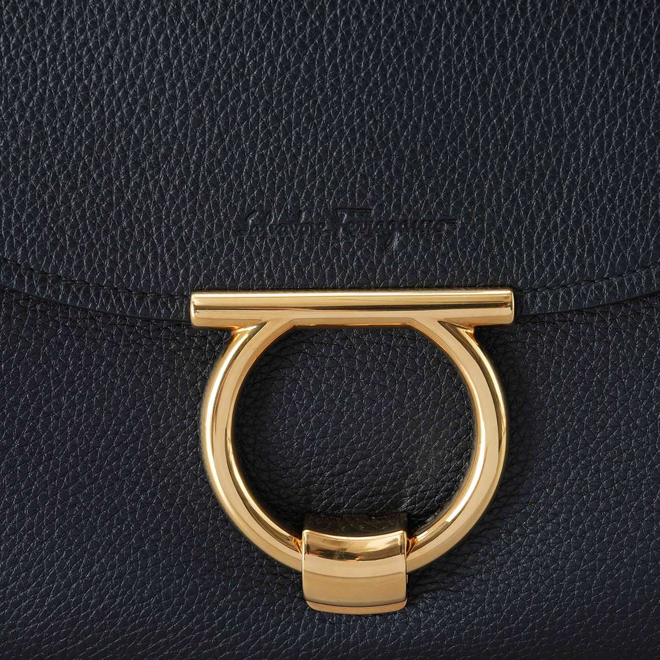 FERRAGAMO(USED)페라가모 21 H493 간치니 마고 탑 핸들 백