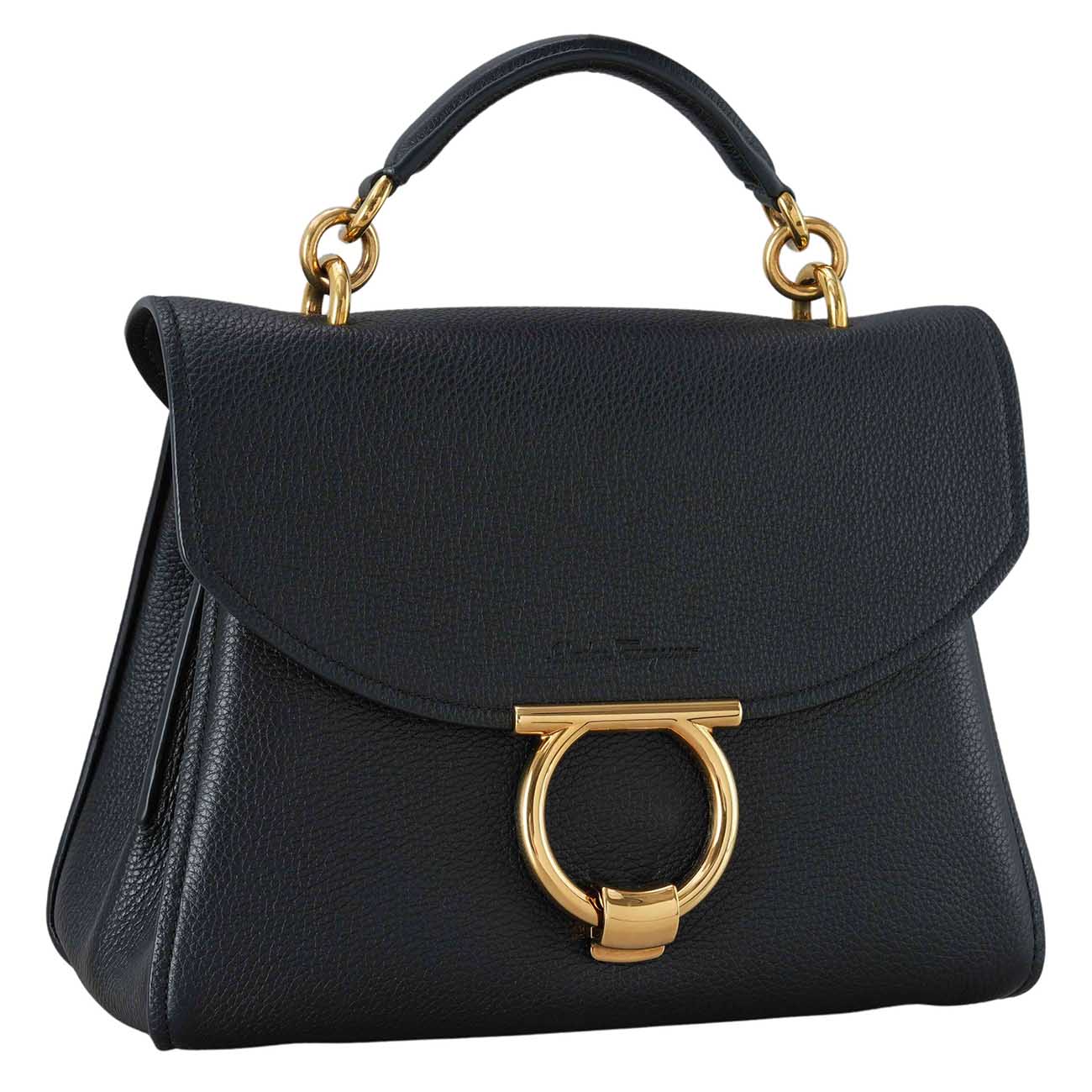 FERRAGAMO(USED)페라가모 21 H493 간치니 마고 탑 핸들 백