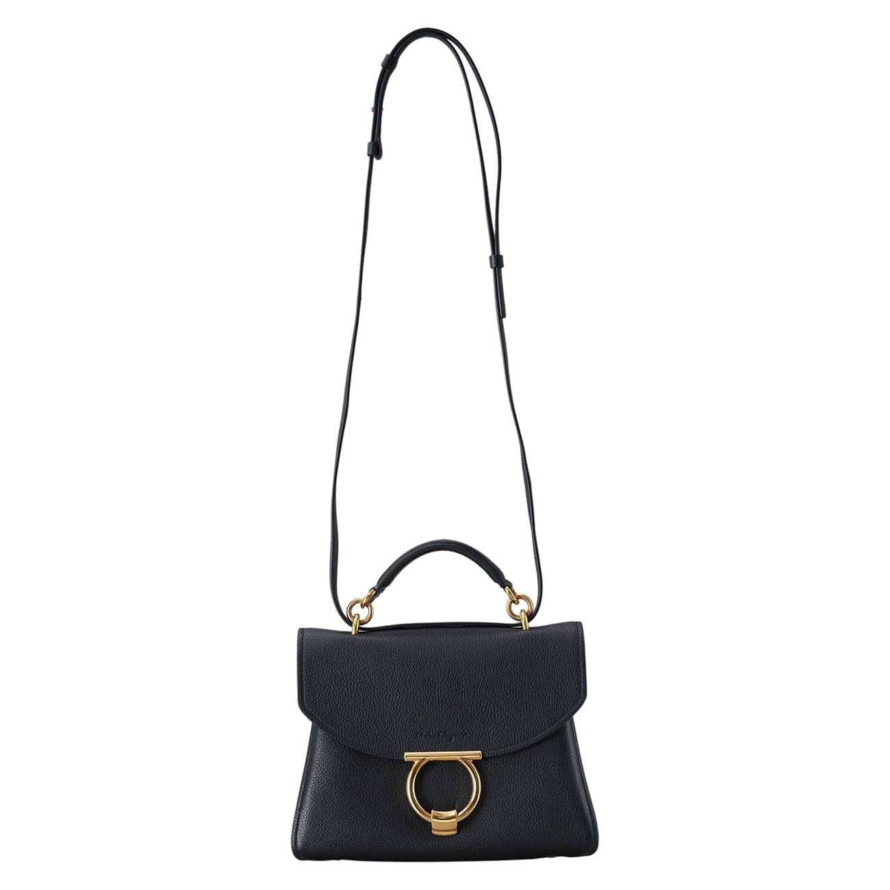 FERRAGAMO(USED)페라가모 21 H493 간치니 마고 탑 핸들 백